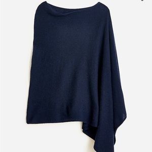 J.Crew navy poncho
